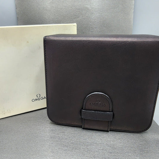 Omega Speedmaster Black Watch box Leather Cal 1861/1863 Manual Vintage0