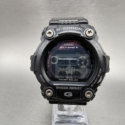 Casio GShock GW7900B Watch Men 48mm Black Tone Alarm Chrono Solar Tide0
