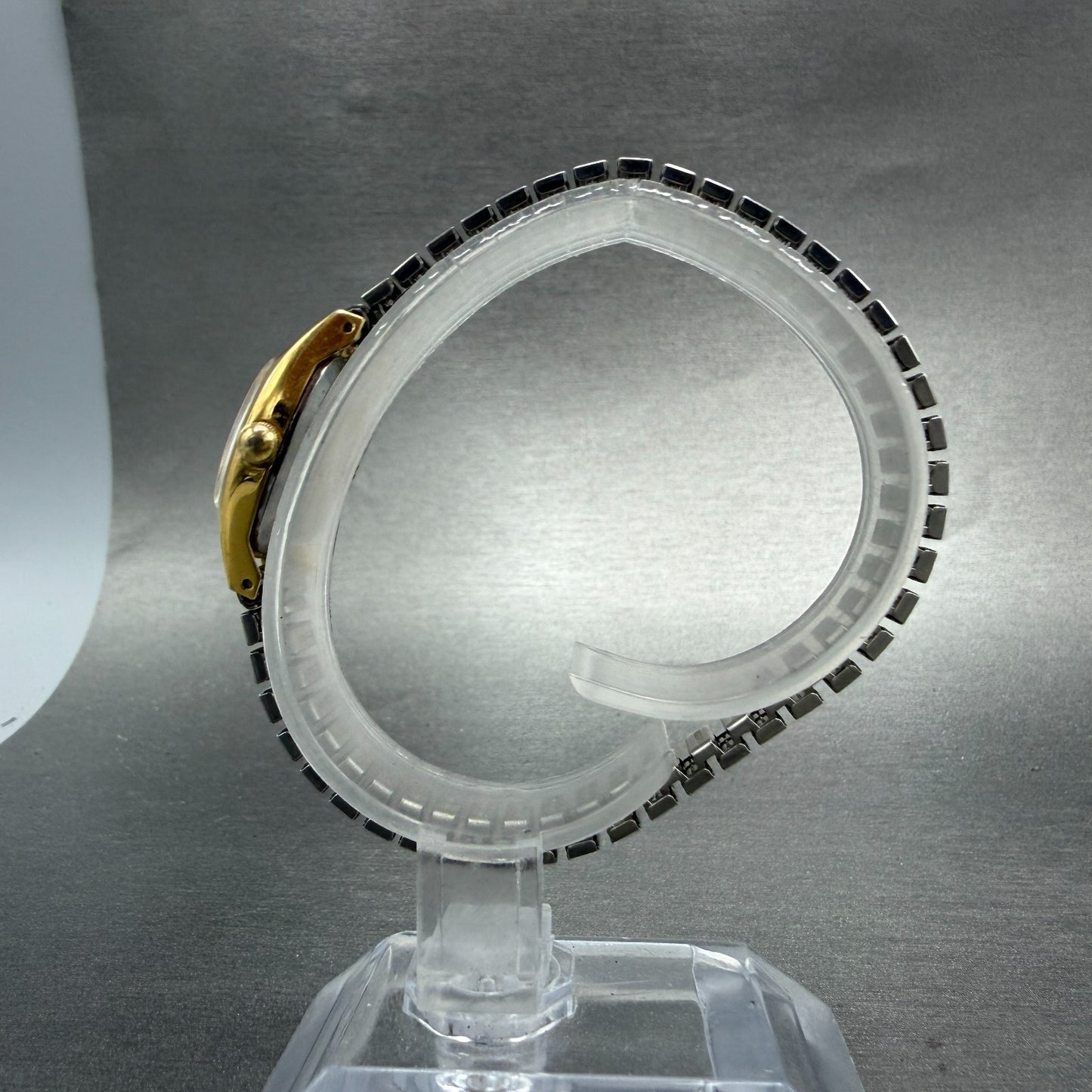 Seiko Watch Women 17mm Silver Dial Two Tone Oval 5420-5330 New Battery Vintage6