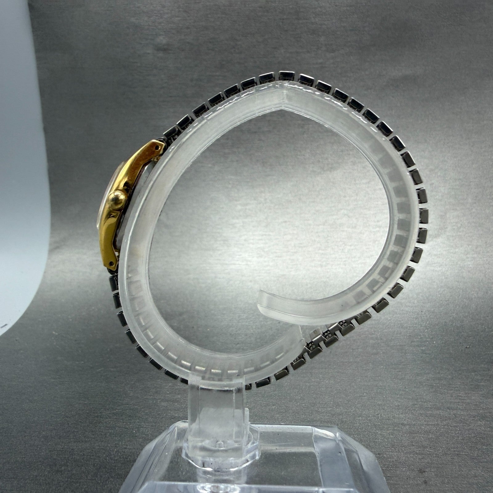 Seiko Watch Women 17mm Silver Dial Two Tone Oval 5420-5330 New Battery Vintage6
