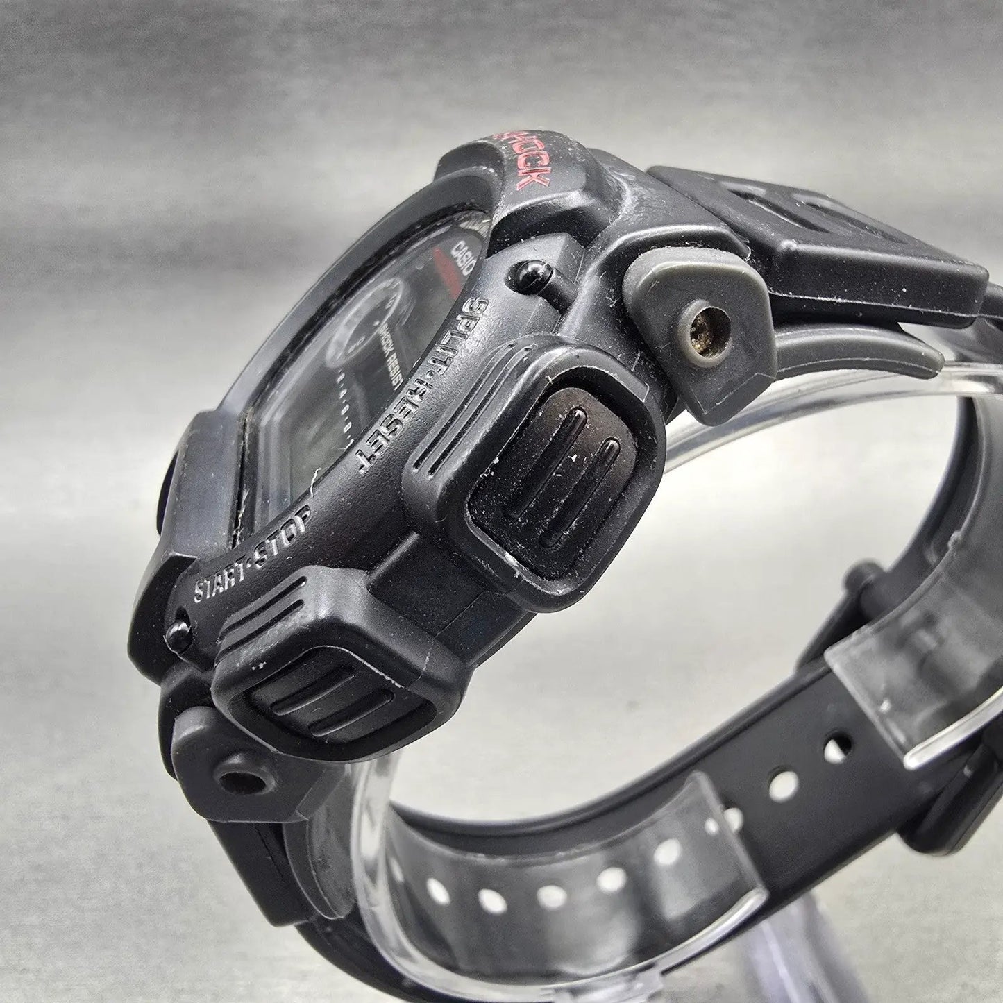 Casio G-Shock DW-9000 Watch Men 47mm Black Dial Black Tone Alarm Chrono New Batt2