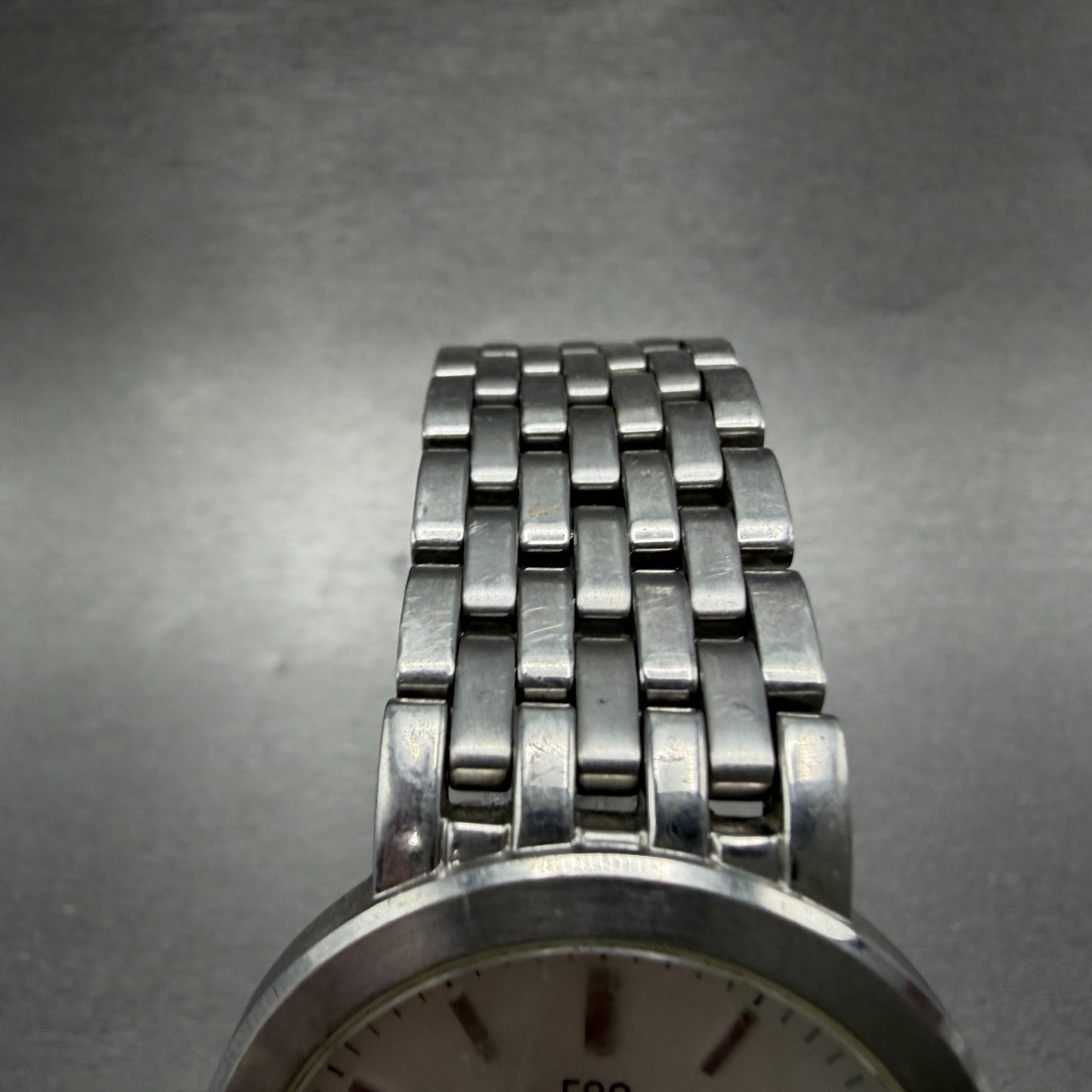 ESQ Watch Men 35mm Silver Dial Silver Tone Date Round E5197 Bracelet New Battery4