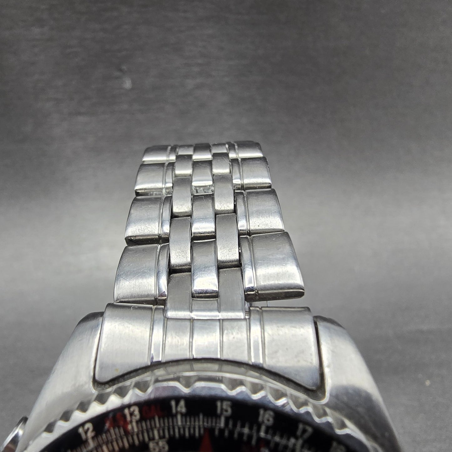 Citizen Promaster Wingman Watch Men 41mm Black Dial Steel Ani Digi READ!! NewBat5