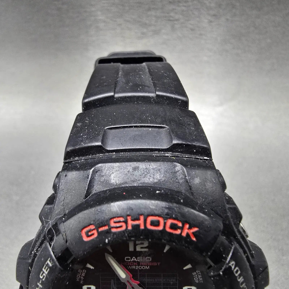 Casio G-Shock G-100 Watch Men 47mm Black Red Analog Digital 5158 PARTS5
