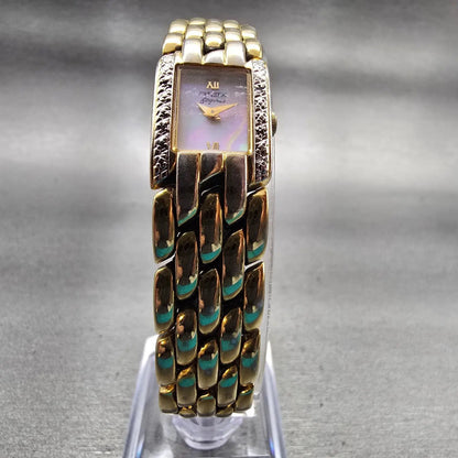 Citizen Elegance Watch Women 14mm MOP Dial Two Tone Gemmed 5421-H21441 New Batt5