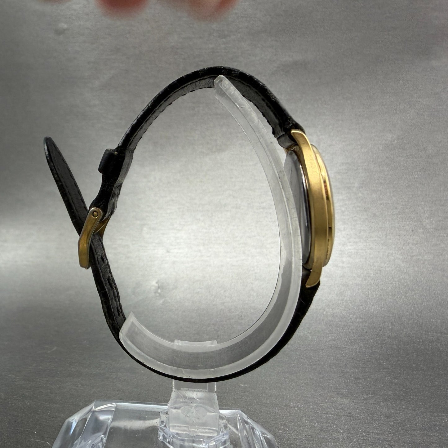 Movado Museum Watch Women 26mm Black Dial Gold Tone Round 87-E4-0814 New Battery8