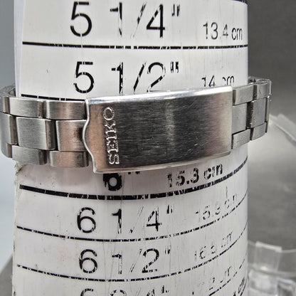 Seiko 5 Automatic Watch Women 25mm Silver Dial Silver Round 4206-0332 Works11