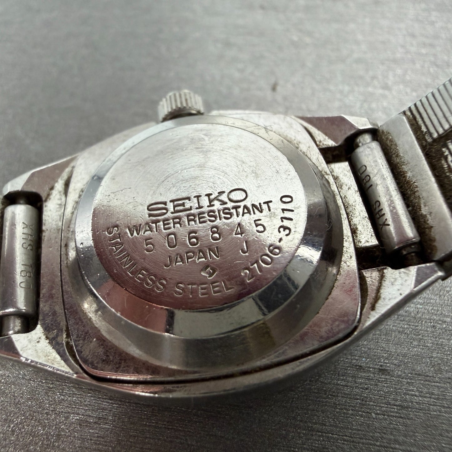 Seiko Automatic Watch Women 25mm Blue Dial Silver Tone Daydate 2706-3110 Runs9