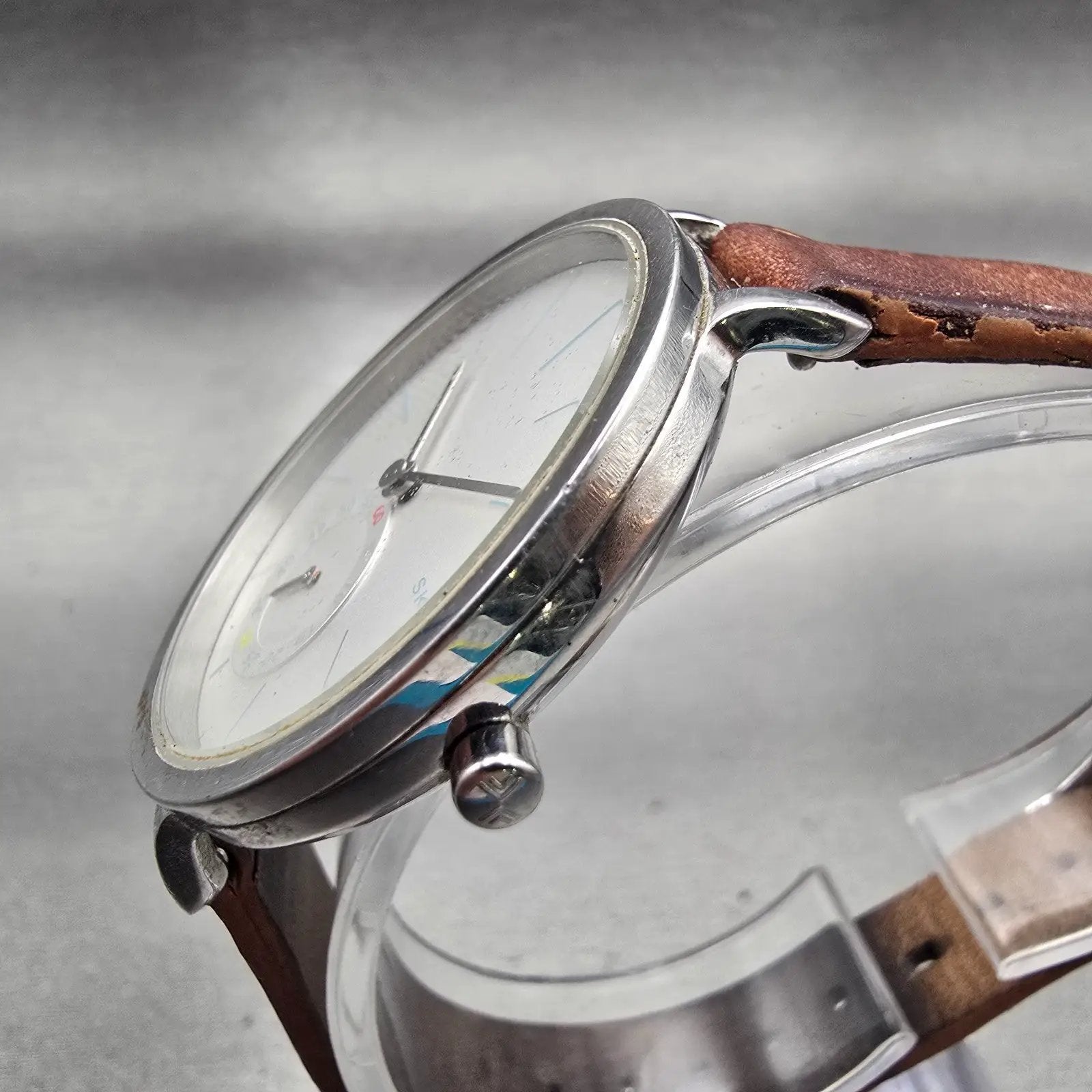 Skagen Hagen Watch Women 34mm Silver Dial Silver Tone Round SKW2450 New Battery2