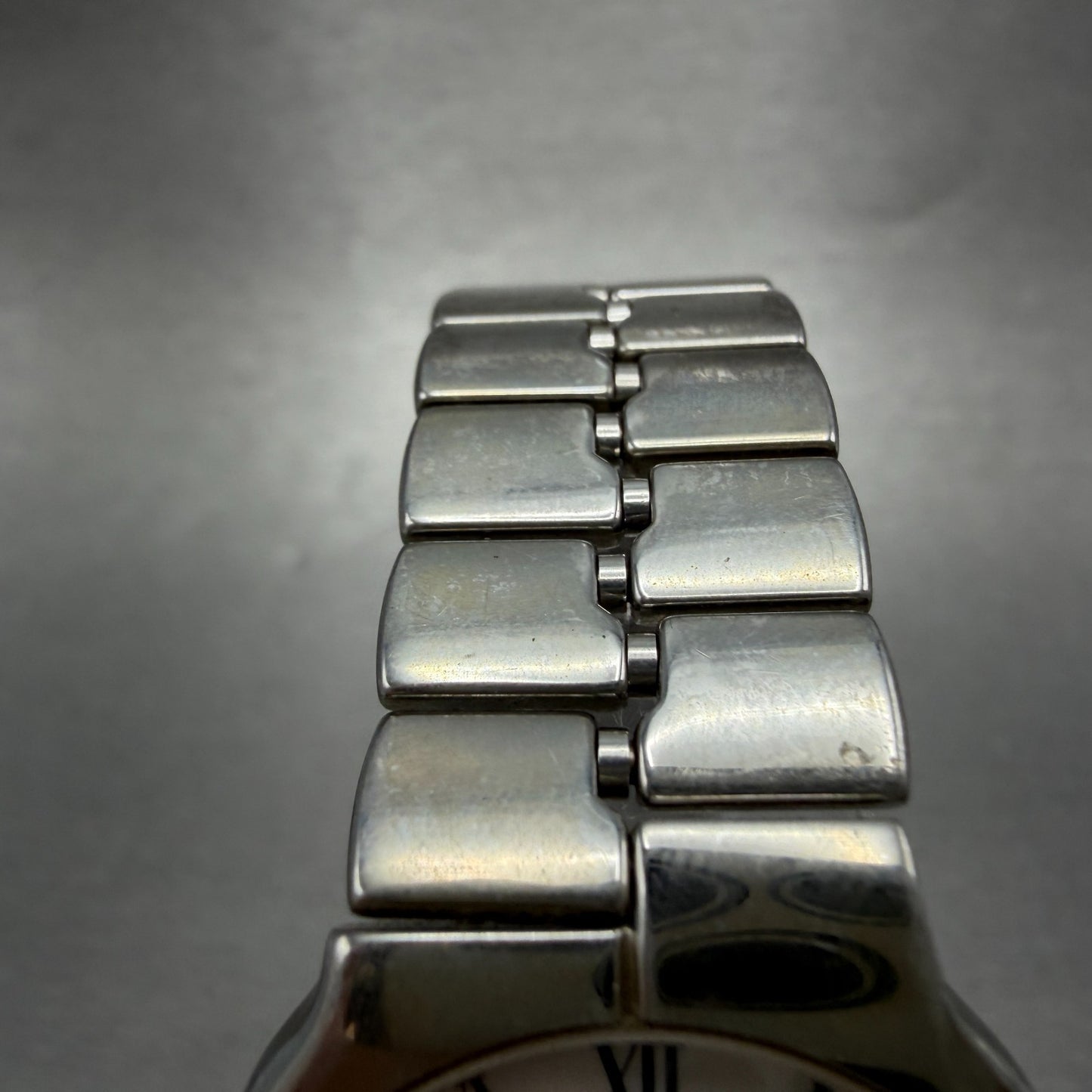 Waltham Watch Men 28mm Silver Dial Silver Tone Date Oval L760494 New Battery4