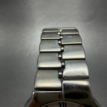 Waltham Watch Men 28mm Silver Dial Silver Tone Date Oval L760494 New Battery4