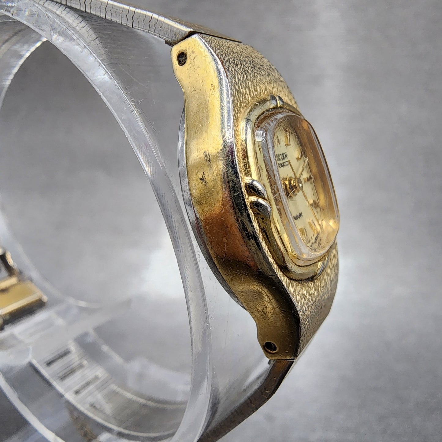 Citizen Seven Watch Women 18mm Champagne Dial Gold Tone 2030202791 New Battery3