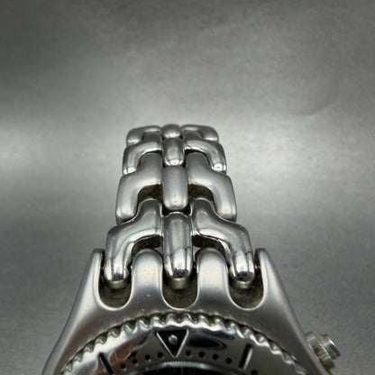 Elgin Chronograph Watch Men 39mm Black Dial Silver Tone Round FK-667 New Battery4