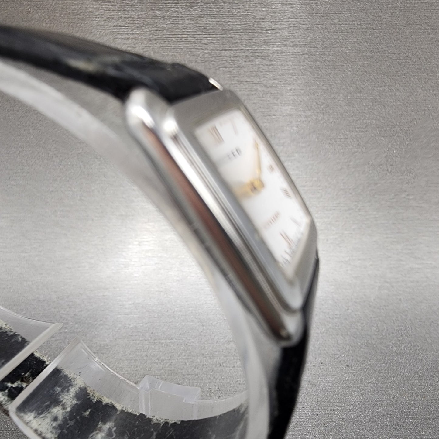 Citizen Exceed Tank Watch Women 20mm White Dial Silver Tone 4420e42622 New Batt3