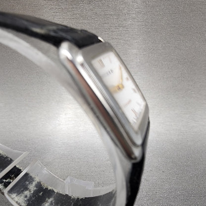 Citizen Exceed Tank Watch Women 20mm White Dial Silver Tone 4420e42622 New Batt3