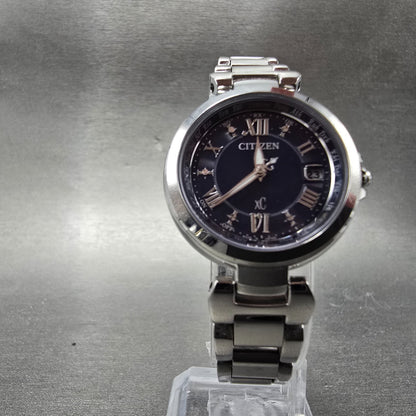 Citizen XC Solar Watch Women 28mm Blue Dial Steel Date Atomic H240-T019072 PARTS6