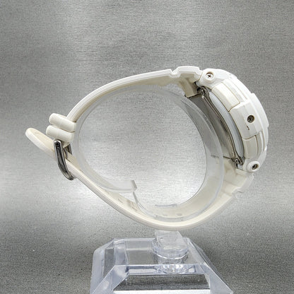 Casio BabyG BGA131 Watch Women 43mm White Tone Analog Digital New Battery8