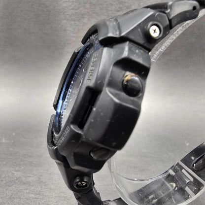 Casio G-Shock AWG-M100BC Watch Men 47mm Black Blue Alarm Chrono Solar READ!!!!!!2