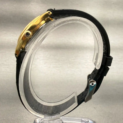 Seiko Watch Women 25mm Gold Dial Gold Tone Date Round V782-6E50 New Battery VTG6
