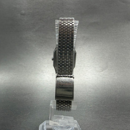 Seiko Watch Women 20mm Silver Dial Silver Tone Octagon 7321-626A new Battery7