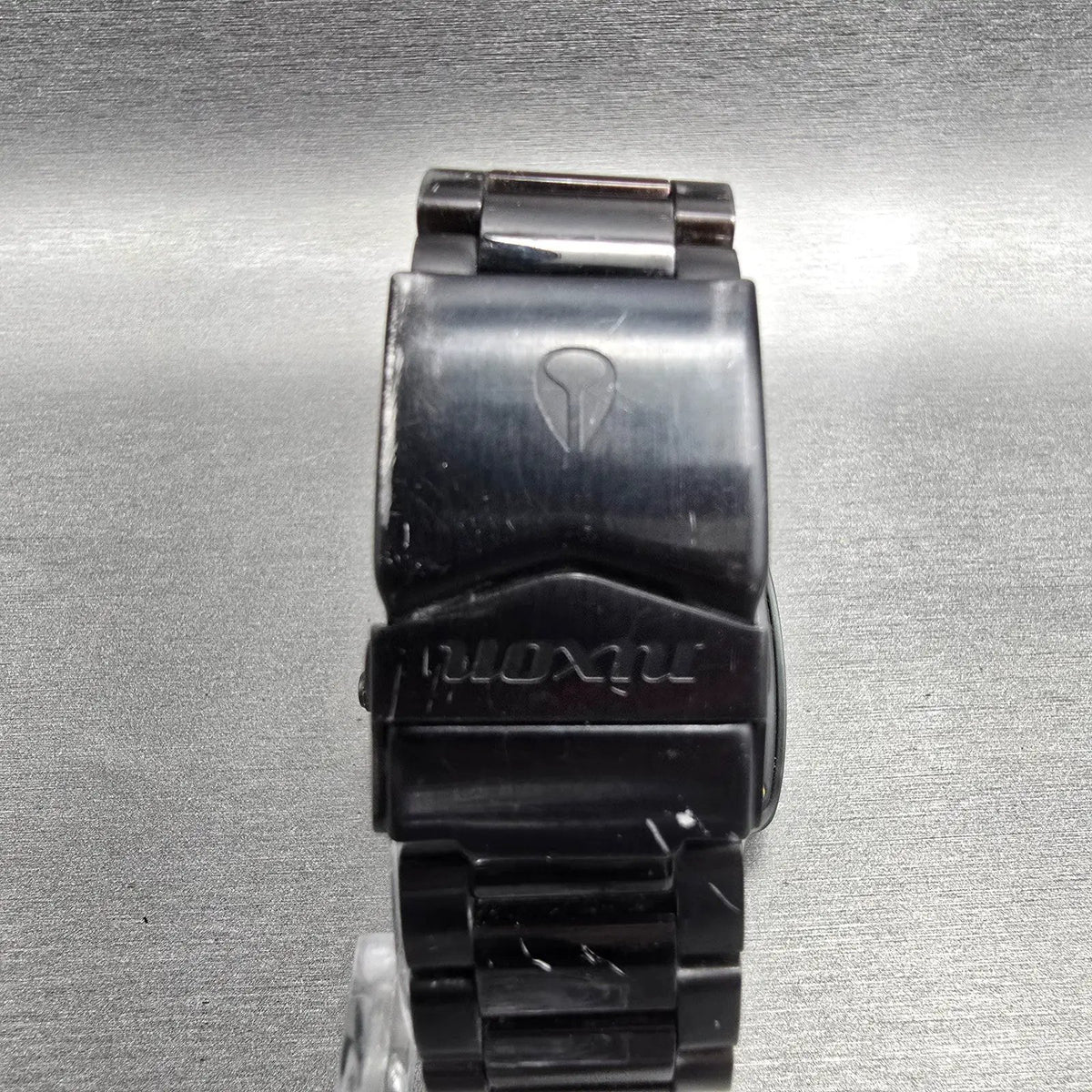 Nixon The Player Watch Men 40mm Black Dial Black Tone Rectangle New Battery7