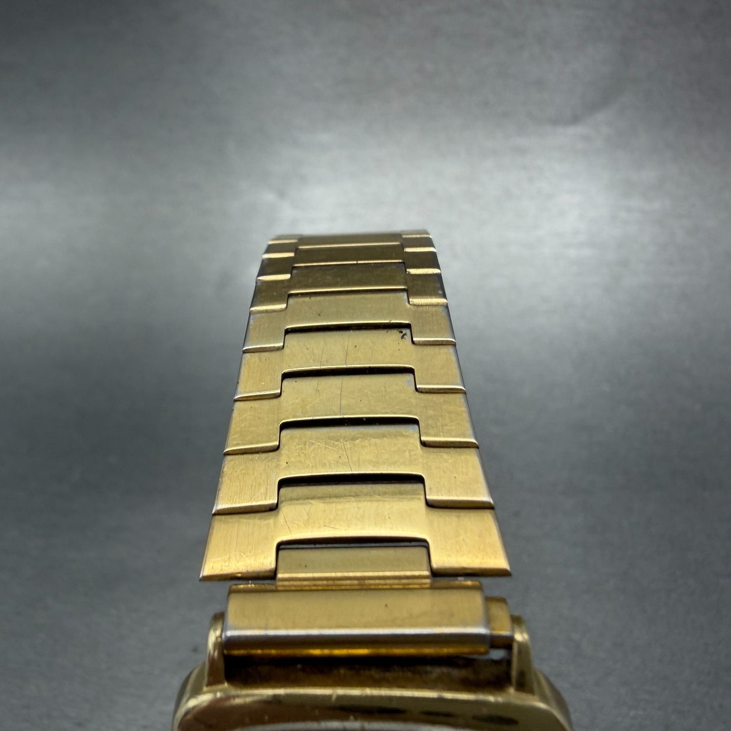 Seiko Lassale Tank Watch Men 26mm Champagne Dial Gold Tone 6020-5909 New Battery4