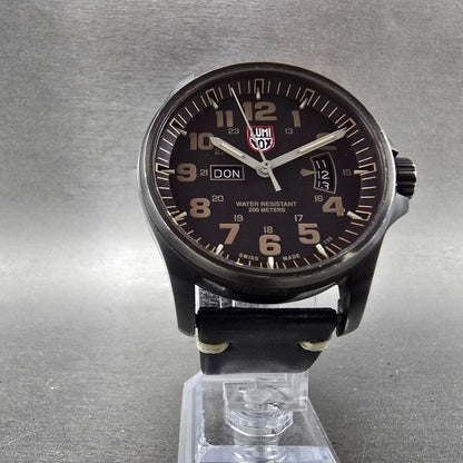 Luminox Atacama Field Watch Men 43mm Black Dial Black Tone Daydate Round New Bat5