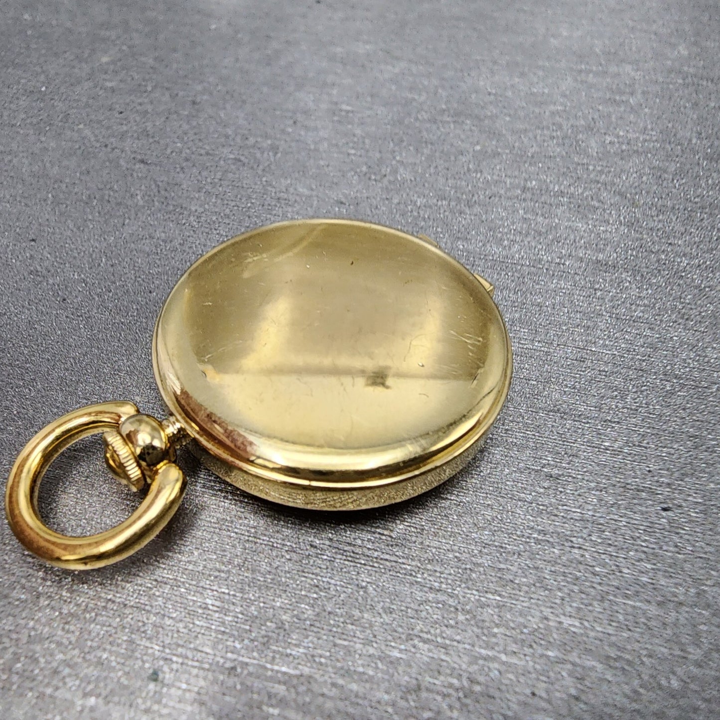 Seiko Pocket Watch Women 27mm White Dial Gold Tone 4n200450 New Battery7