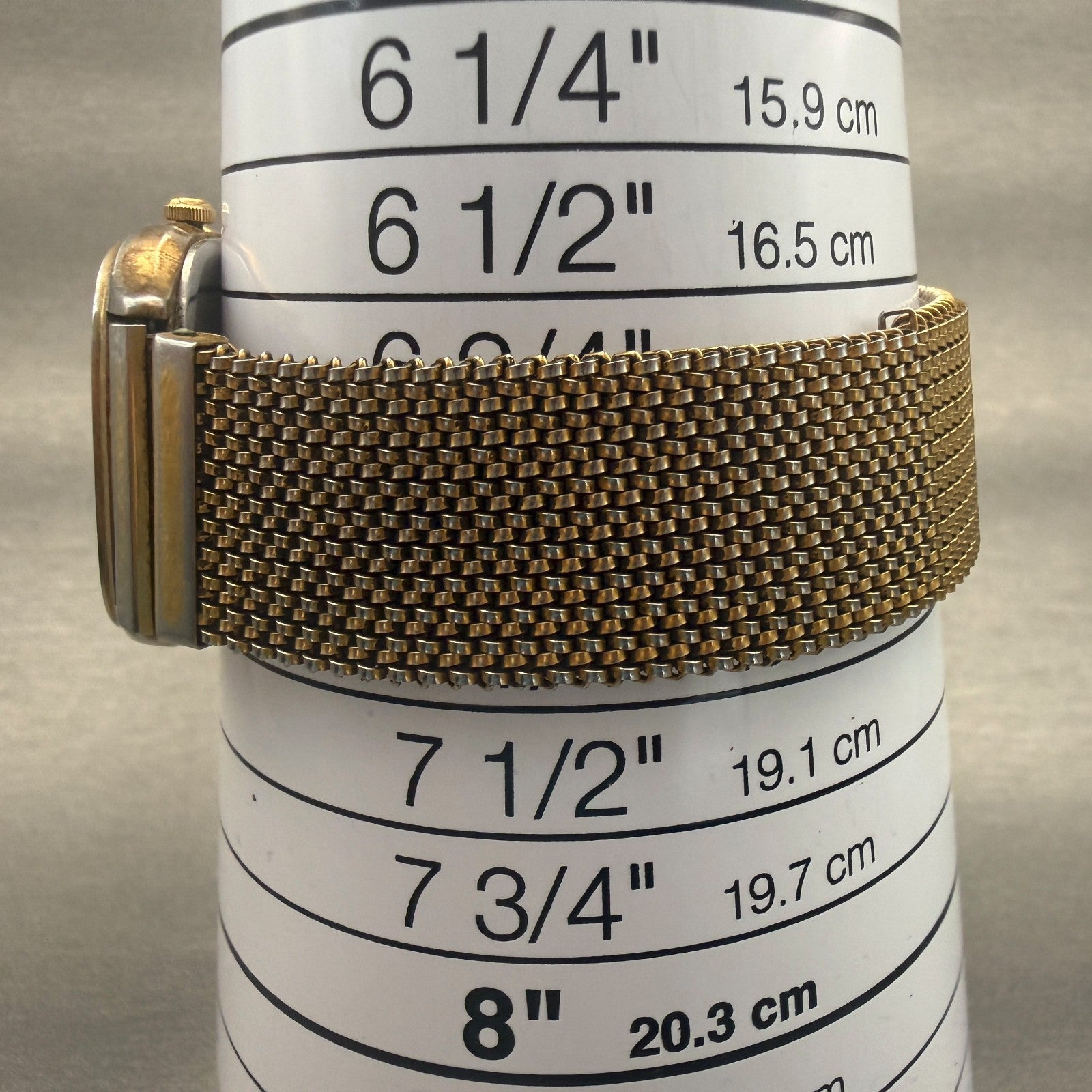 Seiko Watch Men 30mm Gold Dial Gold Tone Rectangle 6431-5050 New Battery9
