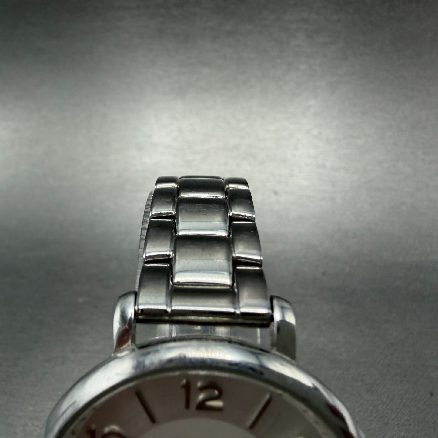 Fossil Jacqueline Watch Women 36mm Silver Dial Silver Tone Daydate Round New Bat4