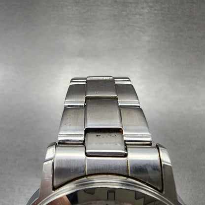 Seiko Solar Watch Men 38mm White Dial Silver Tone Date 7b52-0af0 Runs