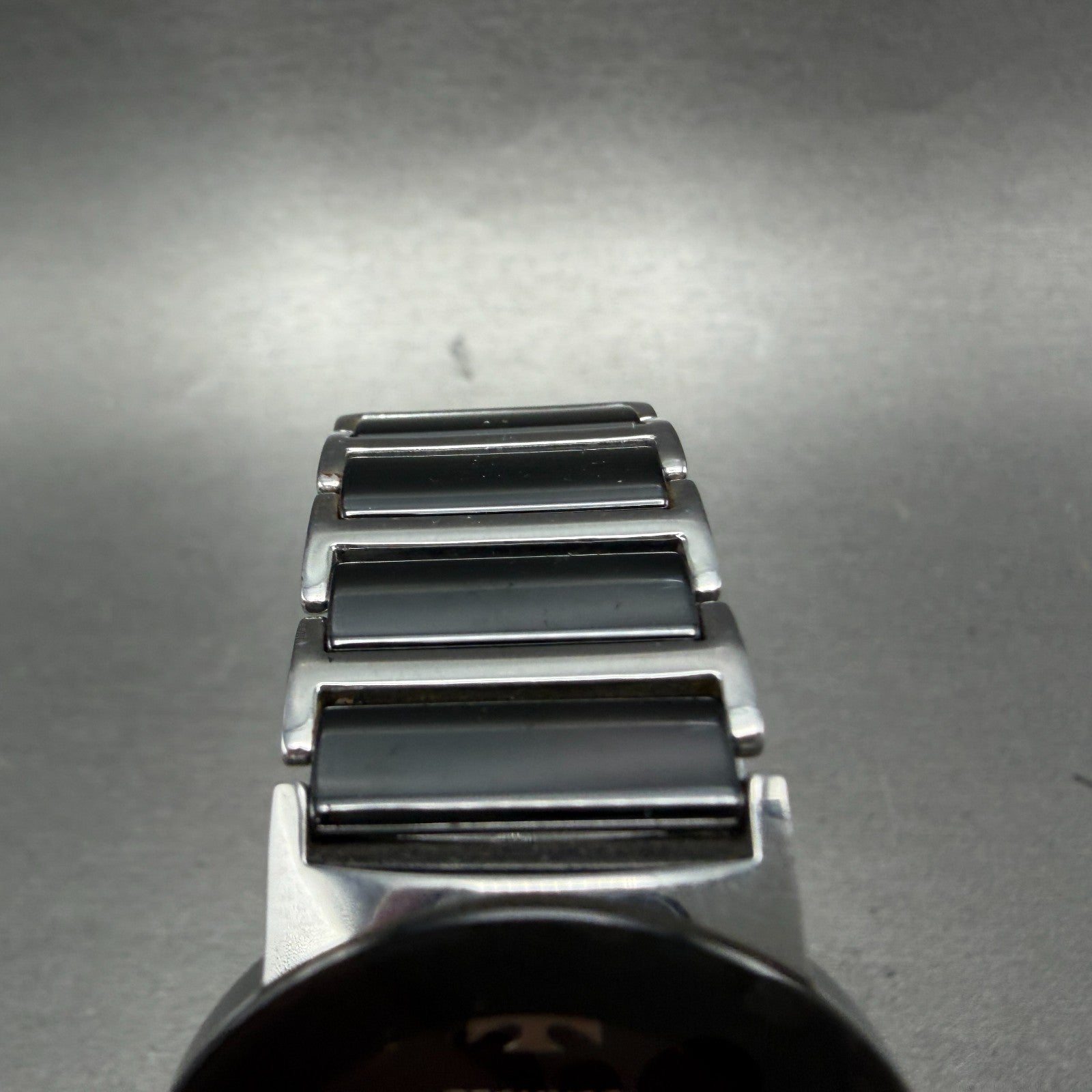 Technos Watch Men 33mm Black Dial Silver Tone Round TBM674 New Battery4