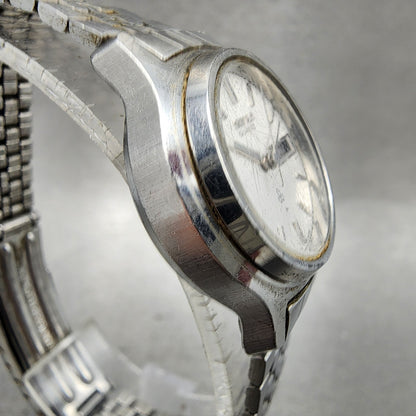 Seiko Watch Women 25mm Silver Dial Silver Tone Daydate 43260040 New Battery3