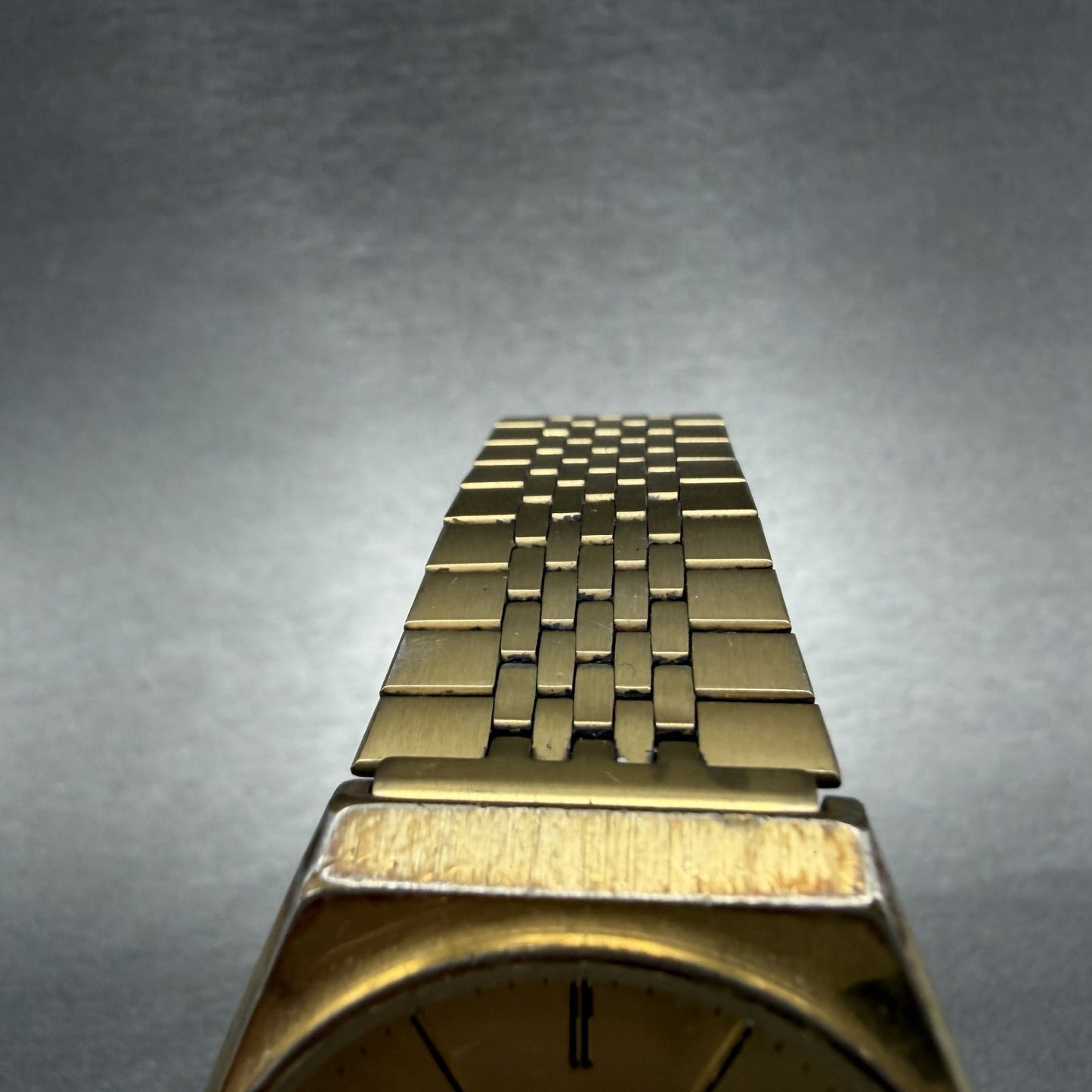 Seiko 5 Watch Men 34mm Champagne Dial Gold Tone Daydate 5Y13-8010 New Batt READ!6
