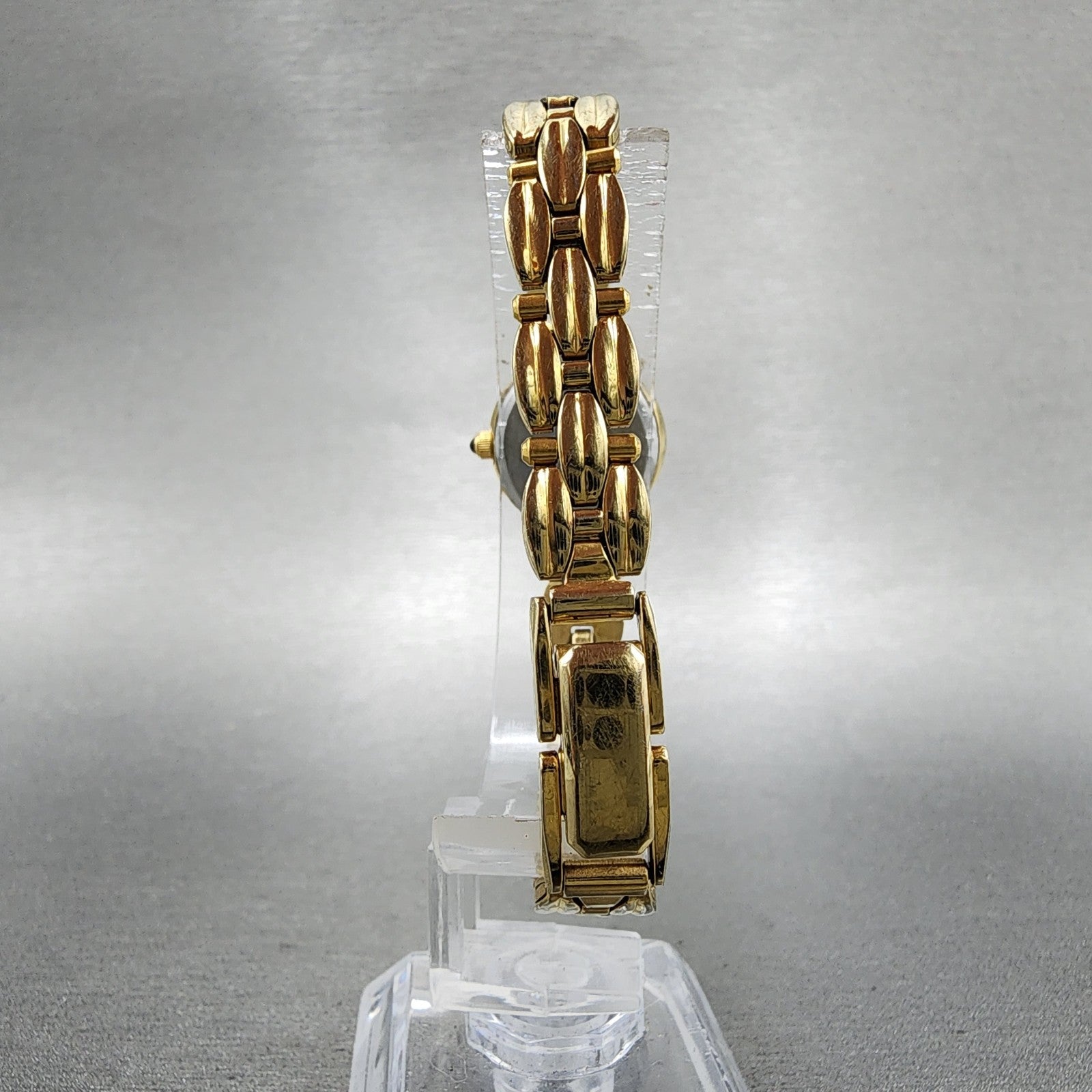 Citizen CQ Watch Women 18mm Black Dial Gold Tone Round 3220S61698 New Battery7