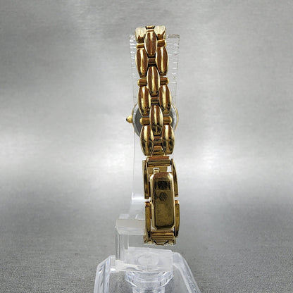 Citizen CQ Watch Women 18mm Black Dial Gold Tone Round 3220S61698 New Battery7