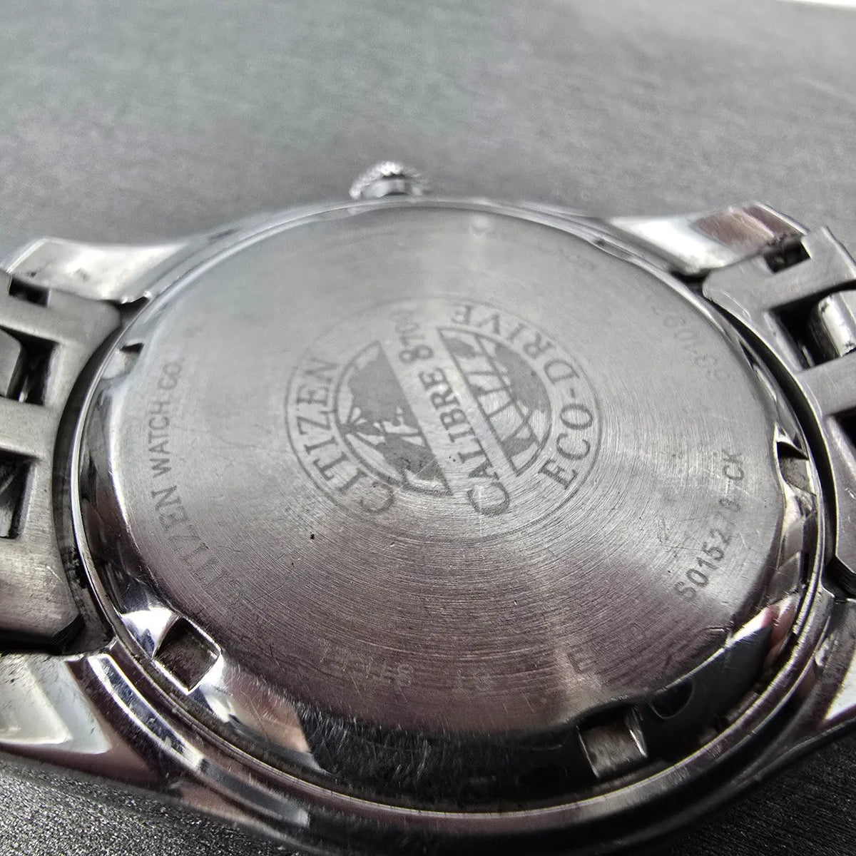 Citizen Eco-Drive Perpetual Calendar Watch Men 39mm Black Dial Steel Alarm Runsc9
