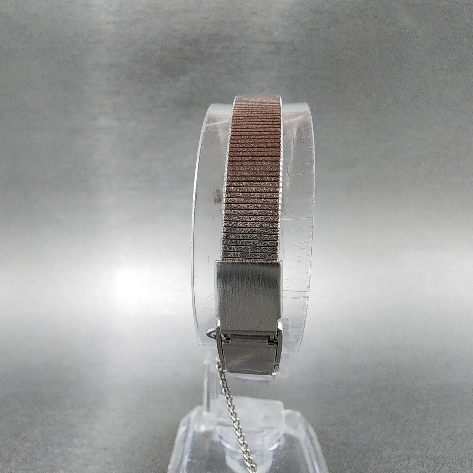 Bulova Watch Women 17mm White Dial Stainless Steel Round 91E03W New Battery NOS9