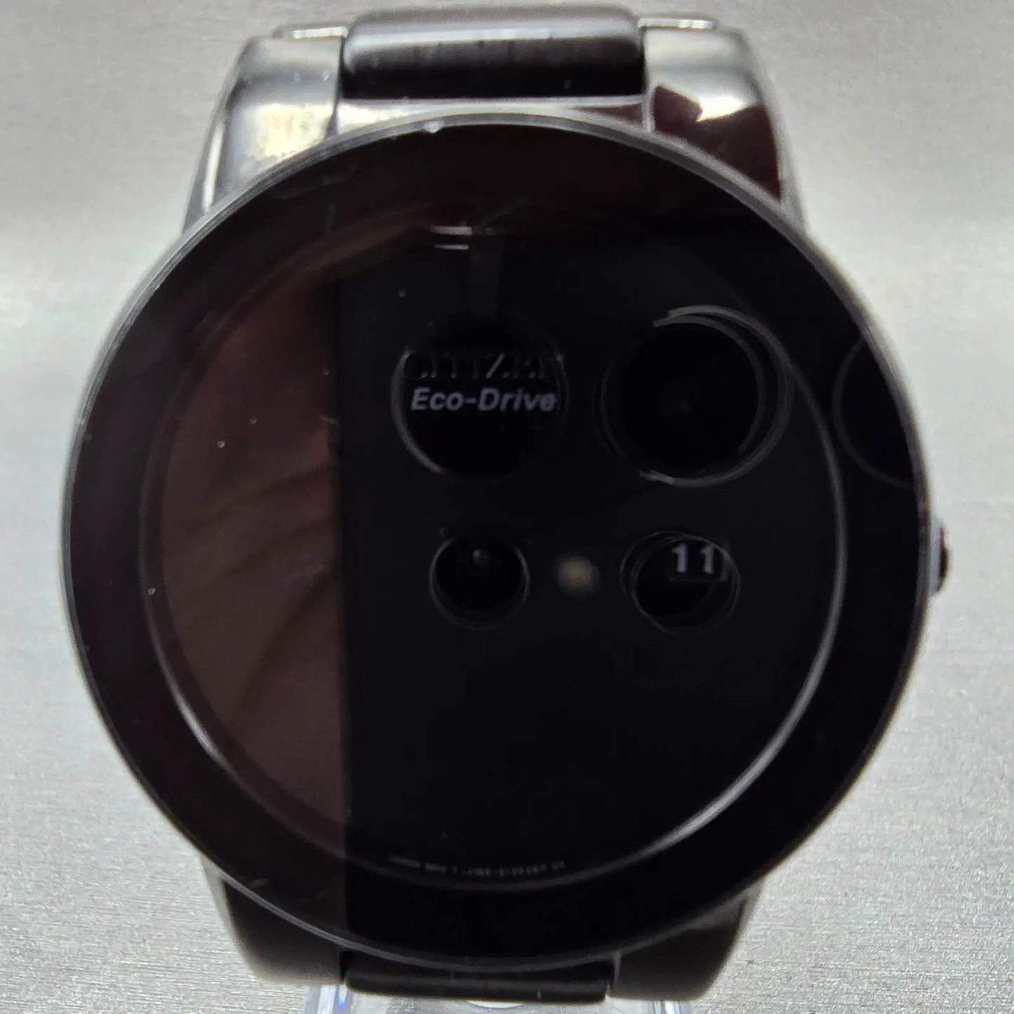 Citizen Eco-Drive Watch Men 40mm Black Dial Black Tone Date J165-S086892 Runs2