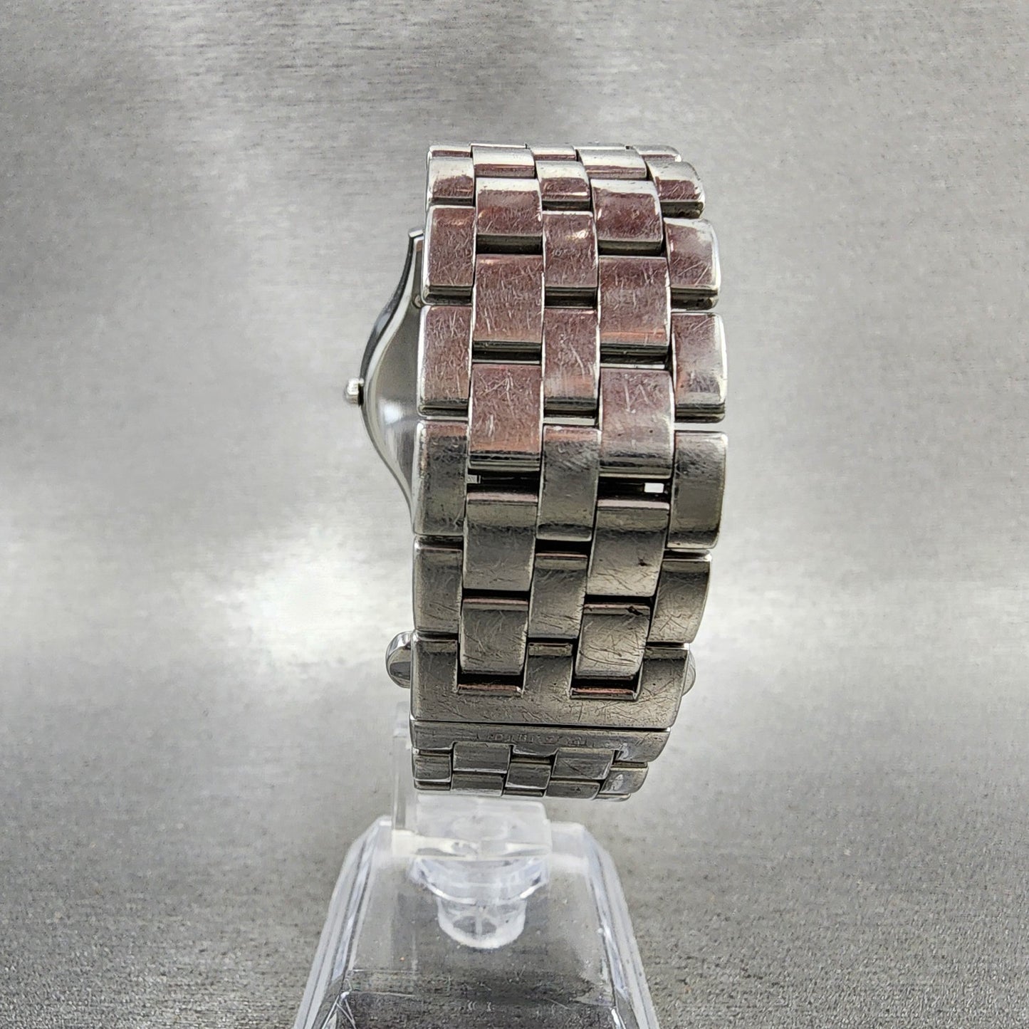 Rado Diastar Watch Men 37mm Blue Dial Silver Tone Date Round New Battery7