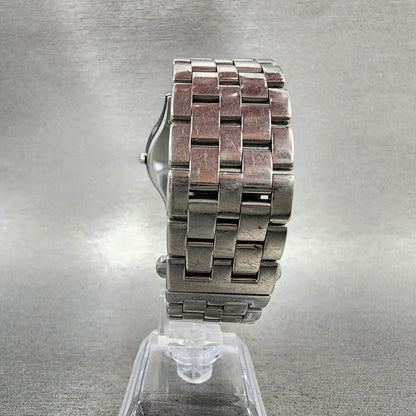 Rado Diastar Watch Men 37mm Blue Dial Silver Tone Date Round New Battery7