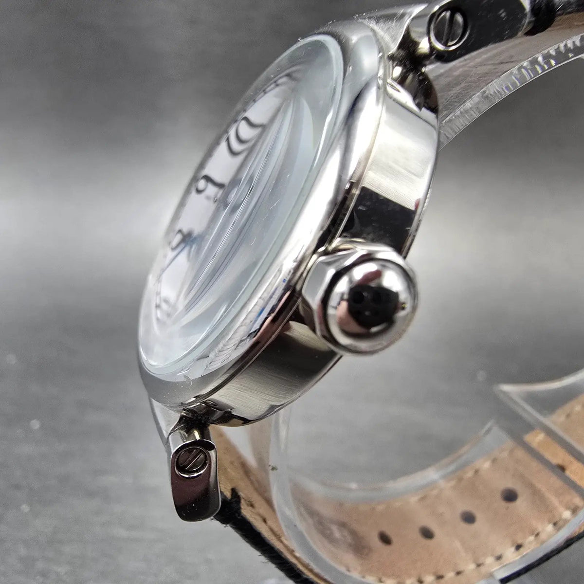 Coach Madison Watch Women 32mm White Dial Silver Date Round Leather New Batt2