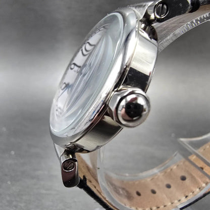 Coach Madison Watch Women 32mm White Dial Silver Date Round Leather New Batt2
