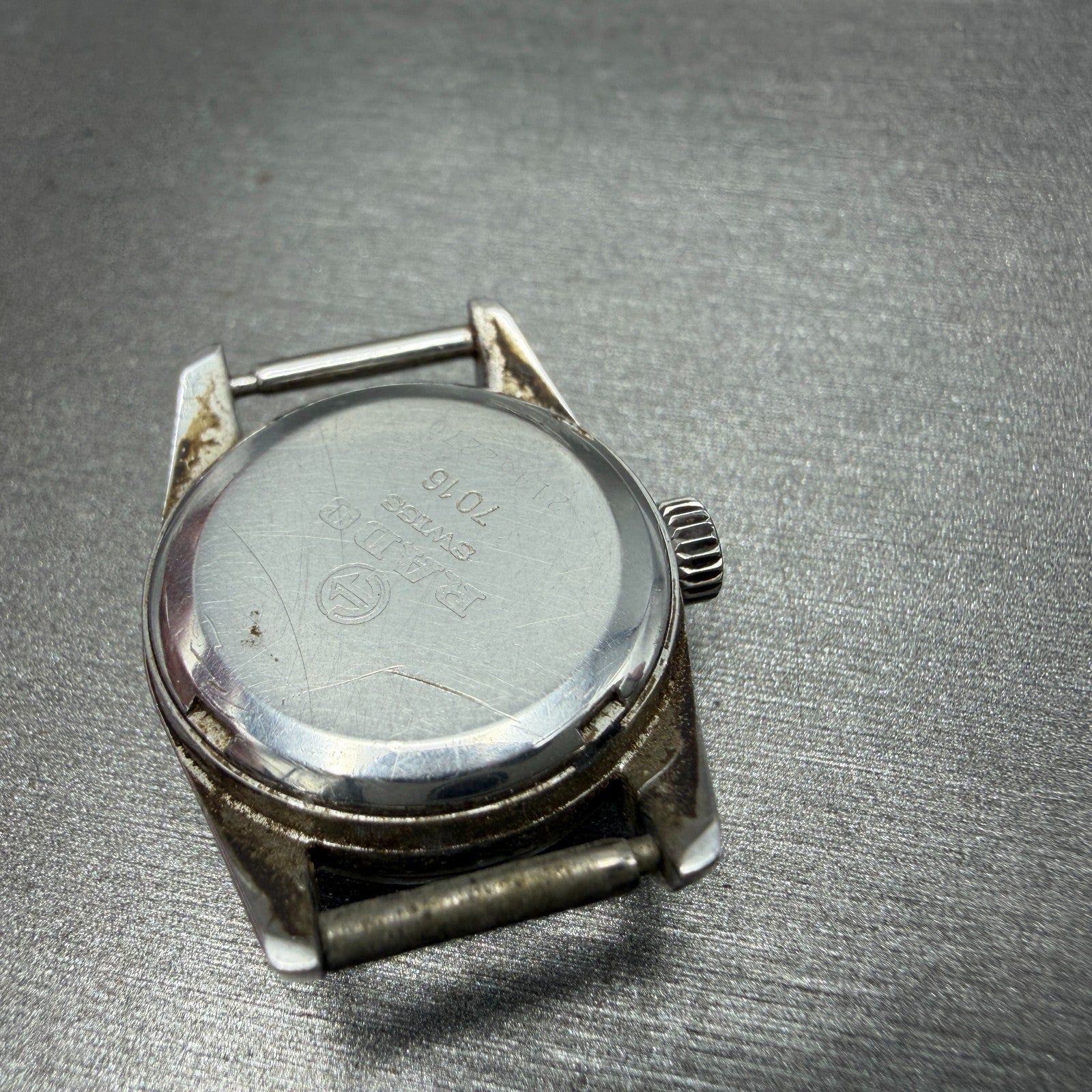 Rado Emile Watch Women 21mm Silver Dial Silver Tone Date Round 7016 Auto PARTS11