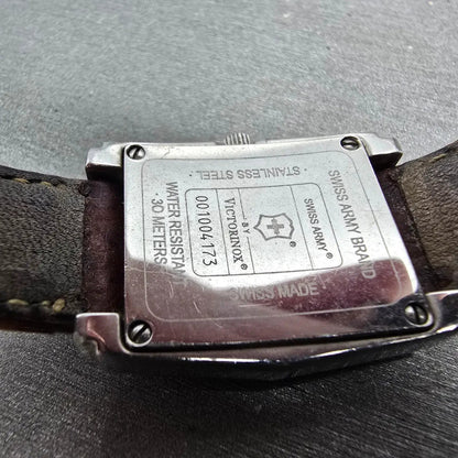 Victorinox Swiss Army Officer Tank Watch Women 23mm White Dial Steel  PARTS11