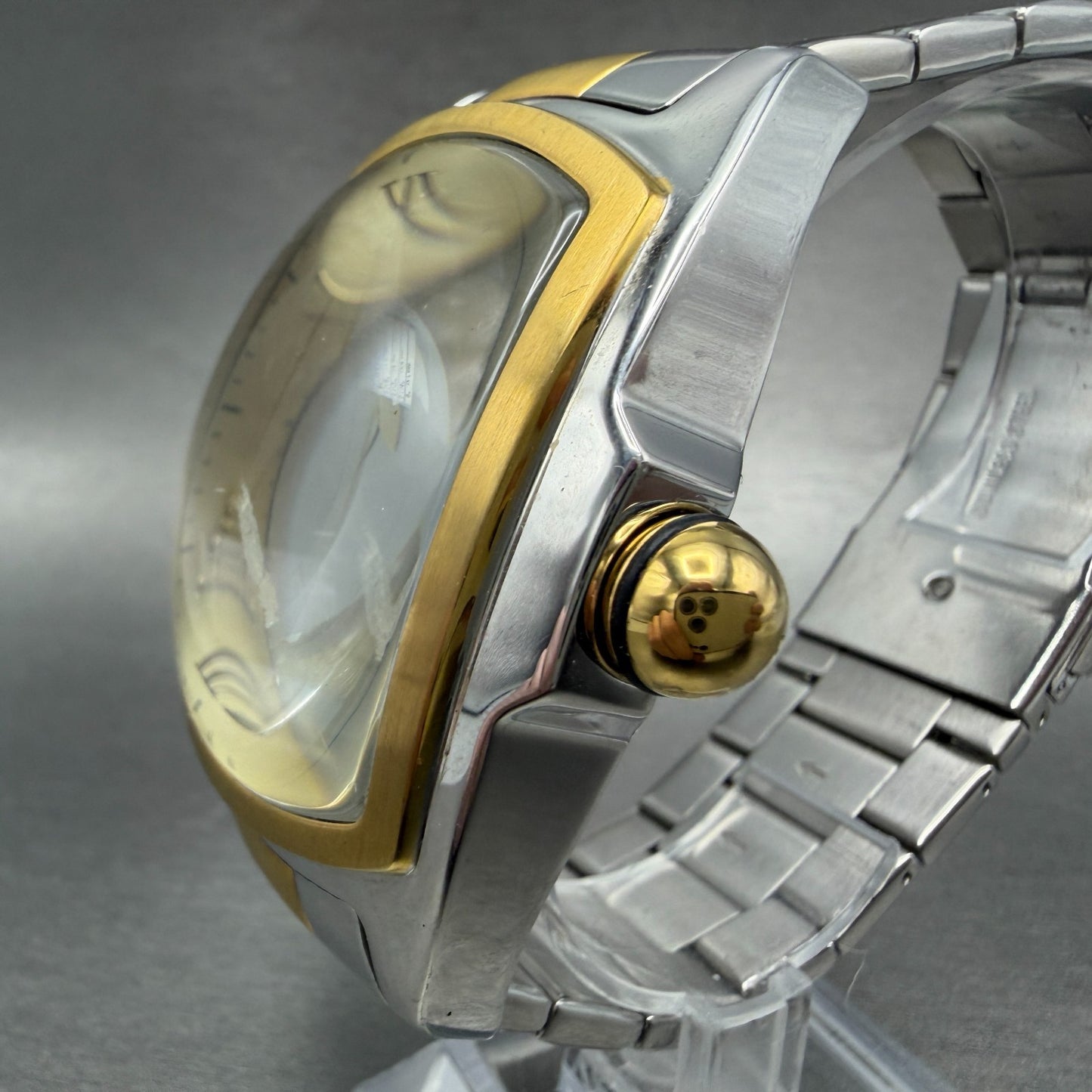 Invicta Lupah Watch Men 47mm Champagne Dial Two Tone Rectangle 15190 New battery2