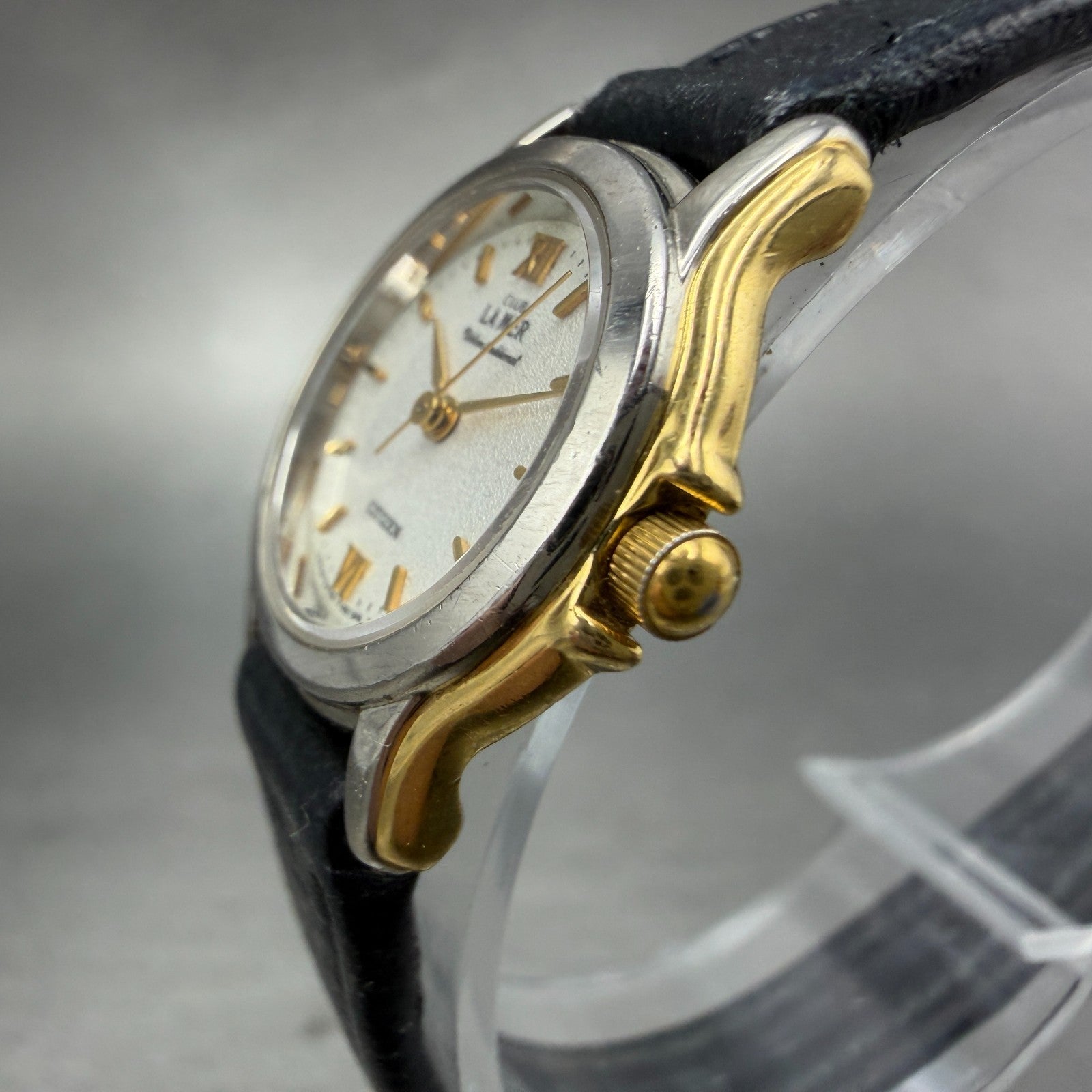Citizen Club La Mer Watch Women 22mm White Dial Two Tone Round New battery2