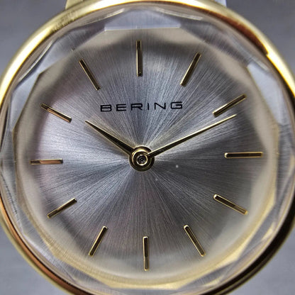Bering Classic Watch Women 24mm Silver Dial Two Tone 11024-710 Round Works2