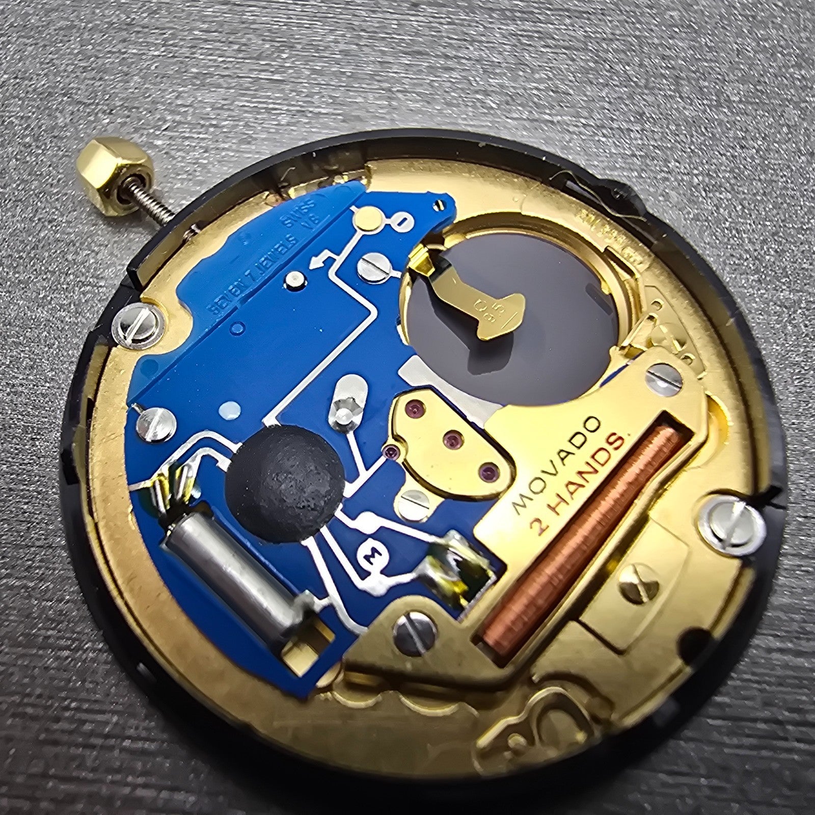 ETA 955.102 Quartz Movement 2 Hand 7 Jewels No Date Movado PARTS0