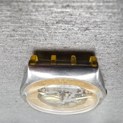 Swatch Golden Sphere Watch Men 39mm Skeleton Dial Silver Case GX102 New Battery5